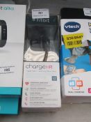 Fitbit Charge HR heart rate and activity wristband, untested and boxed.