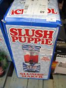 Slush Puppie slushie maker, tested working and boxed