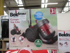 Beldray compact vac lite vacuum cleaner, tested working and boxed