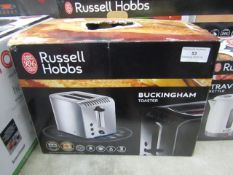Russell Hobbs Buckingham toaster, tested working and boxed