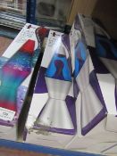 Lava 14..5" lava lamp, unchecked and boxed
