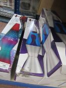 Lava 14..5" lava lamp, unchecked and boxed