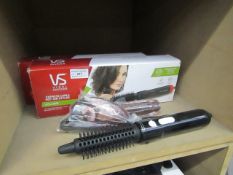 Vidal Sasoon ht air curlers, all untested and 2x boxed.