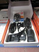 Baofeng set of 2 portable two-way radio, BF-888S VHF/UHF FM transceiver. New & boxed.