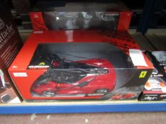 Rastar remote control Ferrari with drift control, unchecked and in packaging