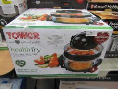 Tower healthfry 17 litre low fat air fryer, tested working and boxed