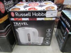 Russell Hobbs travel kettle, tested working and boxed