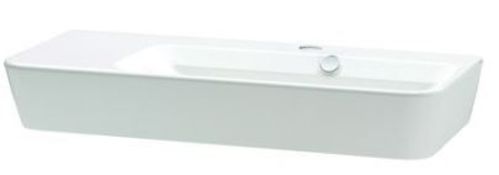 iFlo Capra asymetrical compact RH basin 1TH, 800mm x 360mm. New & boxed, RRP £130 on https://www.
