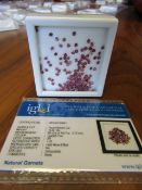 IGL&I Certified 15.35 carat 140 pieces Natural Garnet Gemstones.  A fantastic collection for many