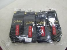 12 pairs of mens Calvin socks size 6-11 , new in packaging