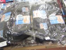 12 pairs of mens cotton rich socks size 6 - 11 , new in packaging.