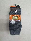 6 pairs of mens lambs wool suit socks size 6-11 , new in packaging.