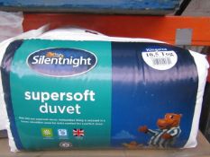 Silent Night Supersoft 10.5 tog king size duvet, new in packaging