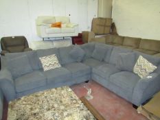 Costco Grey Speckled 6 seater Corner fabric sofa, RRP Circa £1500