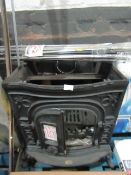 Clarke Victoria Cast Iron Wood Burning Stove RRP £498 with approx 13x various metal bars Please