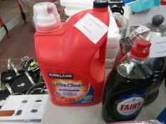 2x Items being: - 5.73L of Kirkland Signature ultra clean premium laundry detergent - 900ml bottle