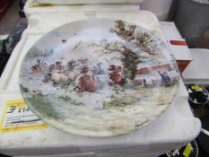 9x Thelwell's Ponies decorative plates, new.