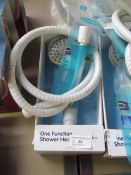 Lot contains: shower head and hose
