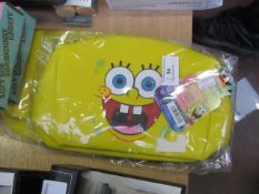 2 x Spongebob wash bags , new and packaged.