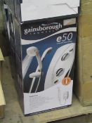 5x Gainsborough Showers e50 8.5kW electric showers. All new & boxed.