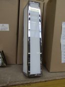 Chelsom BW/3/L wall lights, new and boxed