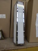 Chelsom BW/3/L wall lights, new and boxed