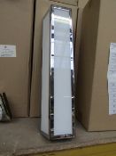 4x Chelsom BW/3/L wall lights, new and boxed