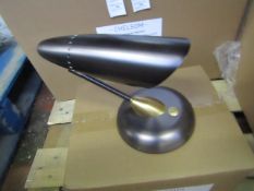 Chelsom BU/8/W1/BB/EBR wall light, new and boxed