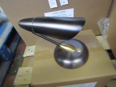 Chelsom BU/8/W1/BB/EBR wall light, new and boxed