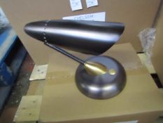 Chelsom BU/8/W1/BB/EBR wall light, new and boxed