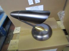 Chelsom BU/8/W1/BB/EBR wall light, new and boxed