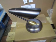 Chelsom BU/8/W1/BB/EBR wall light, new and boxed