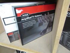 4x Ross amplified TV antenna, all new and boxed.