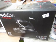 Morphy Richards Redefine atomist vapour iron, circa RRP £60, powers on and boxed