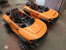 2x Henes Broon T8 Series play cars, we have not tested these items but vendor suggests 1x is