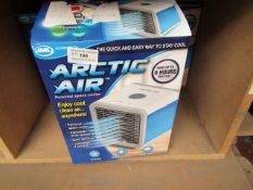 2x Arctic Air personal space coolers, both untested and boxed.