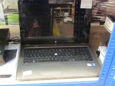 HP 17.3" laptop, untested due to no battery and has missing/loose keys.