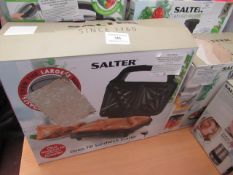 Salter deep fill sandwich toaster, tested working and boxed