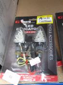 2x GT Moto LED indicators, both new and packaged.