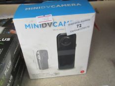 Mini DV camera micro video recorder, untested and boxed.