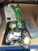 5x Various XBOX 360 accessories such as a controller and more, all untested.