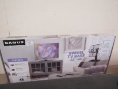 Sanus swivel TV base for 32" - 60" TV's, complete and boxed. RRP £199.99