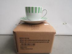 3 x boxes of 2 cappuccino cups with saucer , new and boxed.