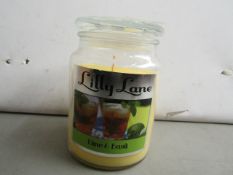 Lilly Lane lime&basil 18oz candle , new.