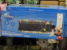 Disney Micky Mouse multimedia keyboard , new and boxed.