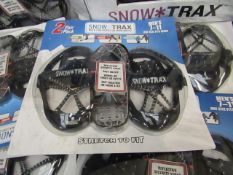 10 x packs of 2 snow trax , new and packaged.