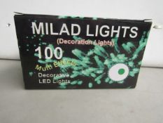 5 x Milad lights decorative LED lights(green) , we have checked the lights and they appear to work ,