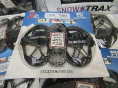 1x packs of 2 snow trax , new and packaged.