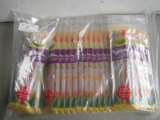 48 packs of 2 Crayola twistable pens , new and packaged.