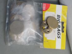 3x Packs of 10 Escutcheon's - solid brass. All new in packaging.